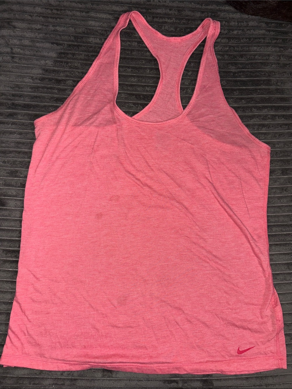 Nike Women's Heather Pink Racerback Training Tank